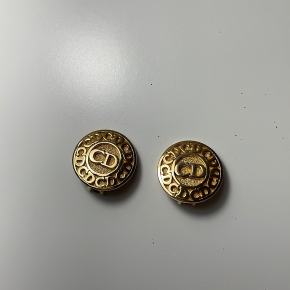 AUTHENTIC VINTAGE CHRISTIAN DIOR 18k gold plated - Picture 1 of 4